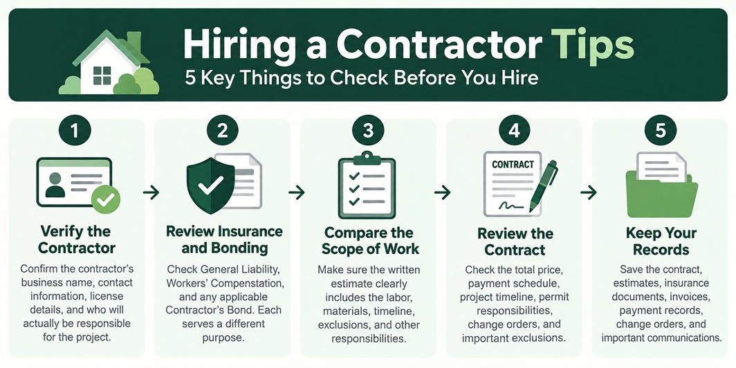 Hiring a Contractor Tips