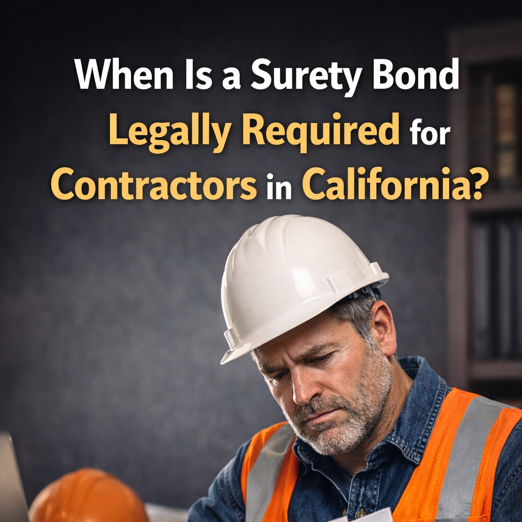 Surety Bond Legally Required