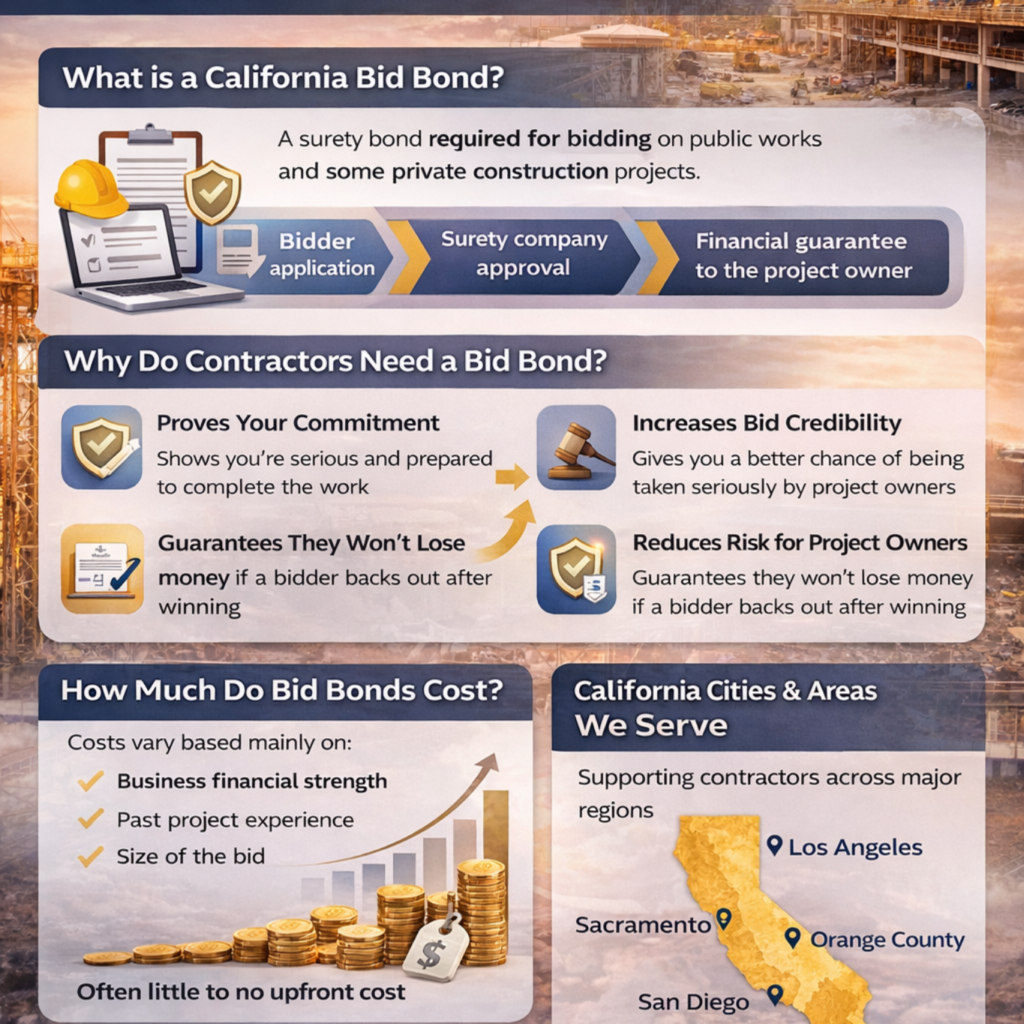 California Bid Bond | Fast Online Bid Bond for Contractors