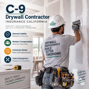 C-9 Drywall Contractor Insurance California