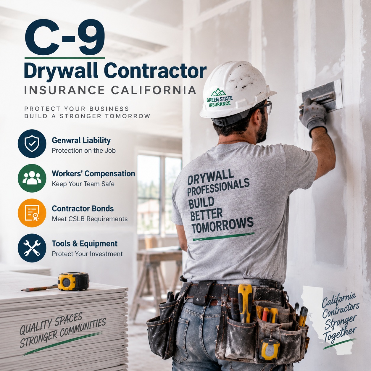 C-9 Drywall Contractor Insurance California