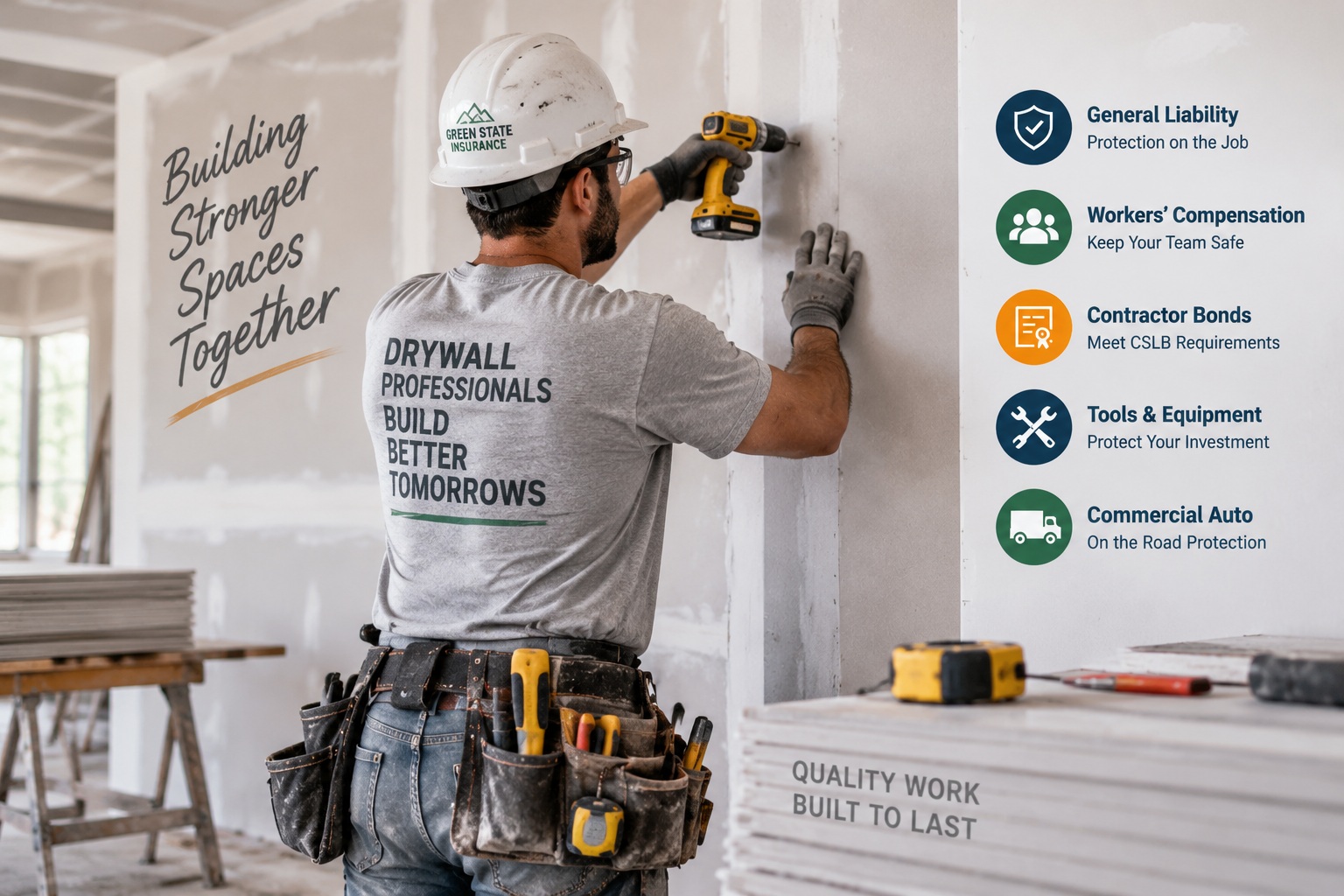 C-9 Drywall Contractor Insurance California